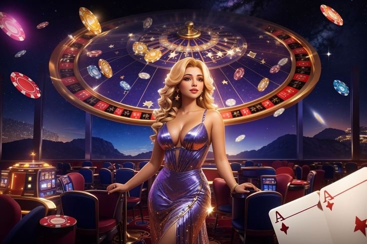 Meja blackjack langsung di studio meja21 dengan dealer profesional dan layar statistik real-time